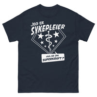 Thumbnail for T-shirt infirmier marine - Je suis infirmier, quelle est votre superpuissance ?