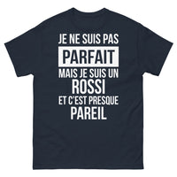 Thumbnail for T-shirt Rossi marine - Je ne suis pas parfait mais je suis un Rossi sombre