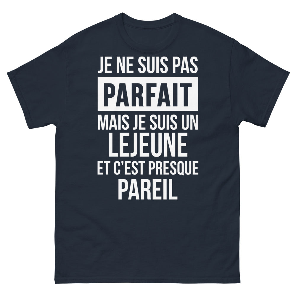 T-shirt Lejeune marine - je ne suis pas parfait, mais je suis un Lejeune