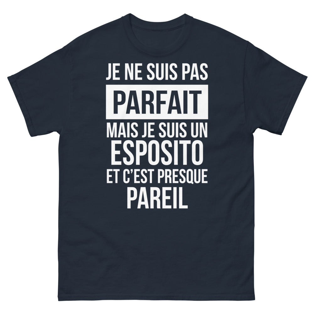 T-shirt Esposito marine - Je ne suis pas parfait