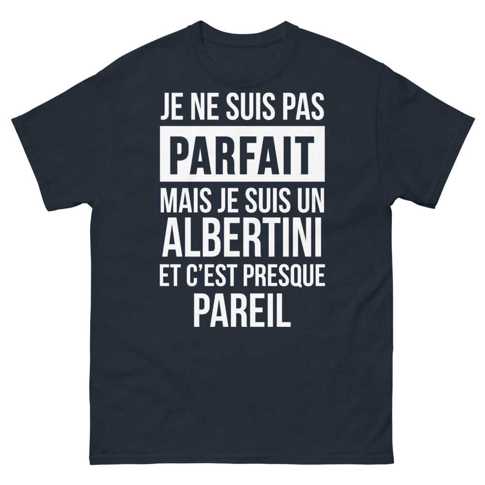 T-shirt Albertini marine - je ne suis pas parfait