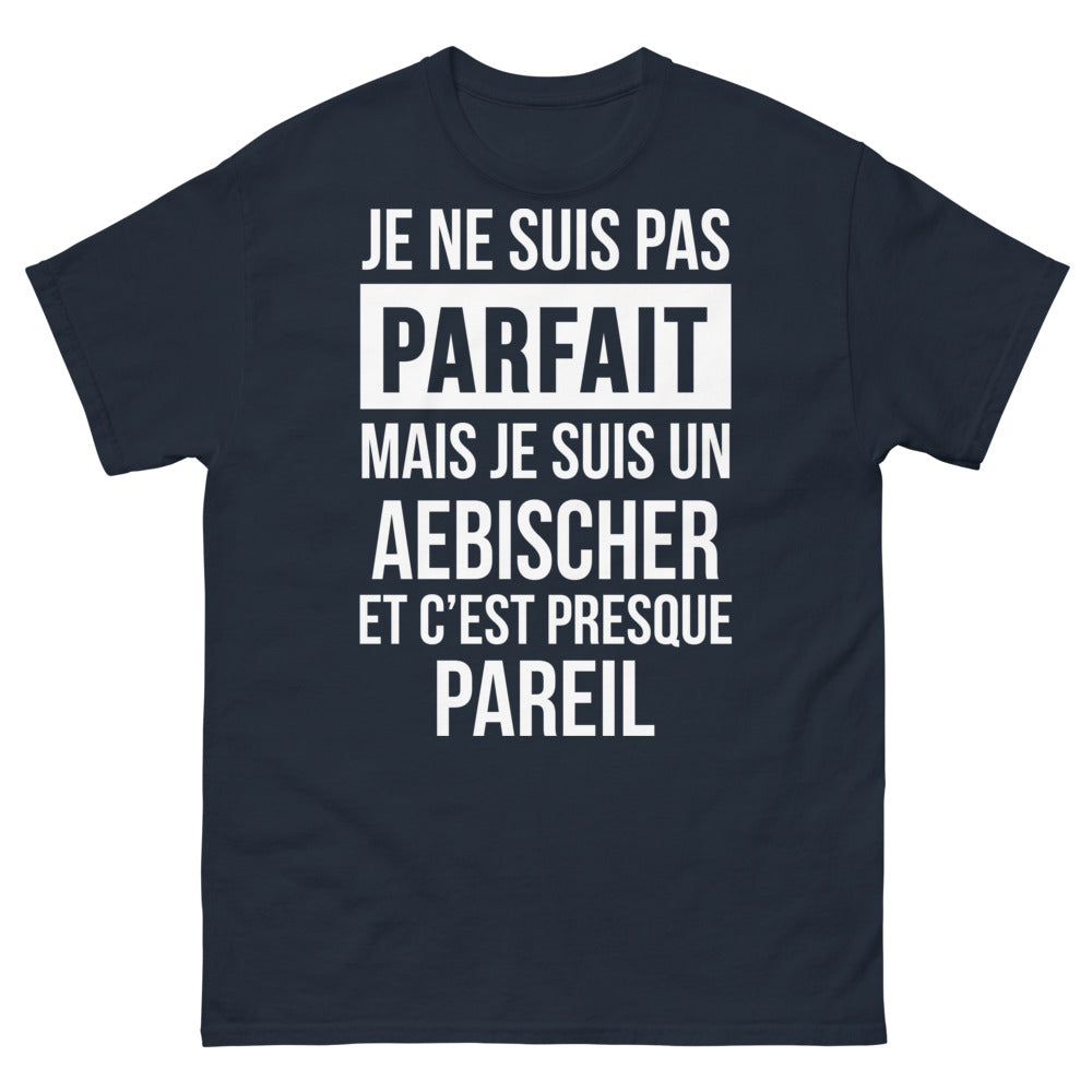 T-shirt Aebischer marine - Je suis presque parfait
