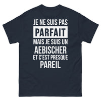 Thumbnail for T-shirt Aebischer marine - Je suis presque parfait