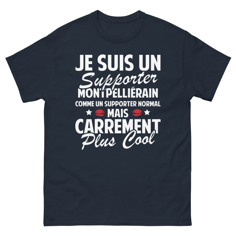 T-shirt Montpelliérain marine - supporter montpelliérain carrément plus cool