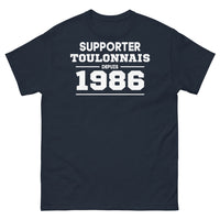 Thumbnail for T-shirt Toulonnais marine - depuis 1986, rouge et noir