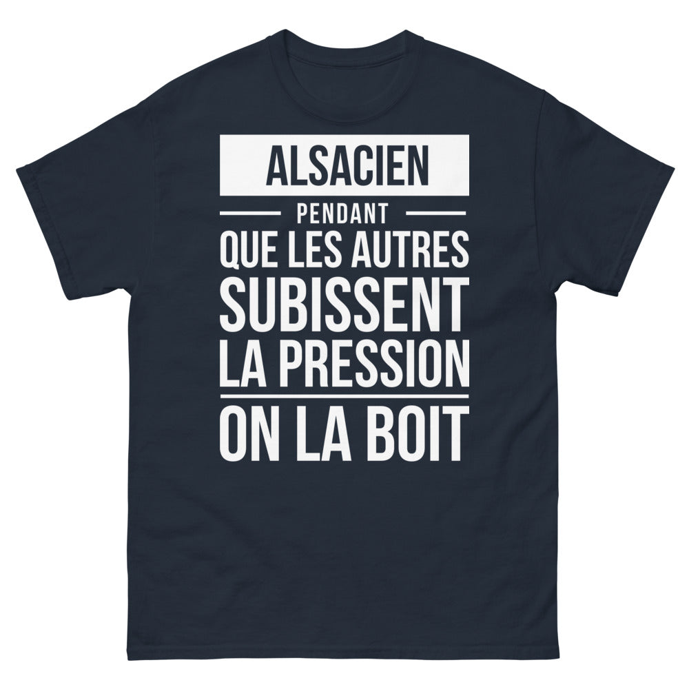 T-shirt Alsace marine - on boit la pression