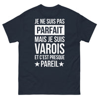 Thumbnail for T-shirt Var marine - Je ne suis pas parfait mais je suis Varois