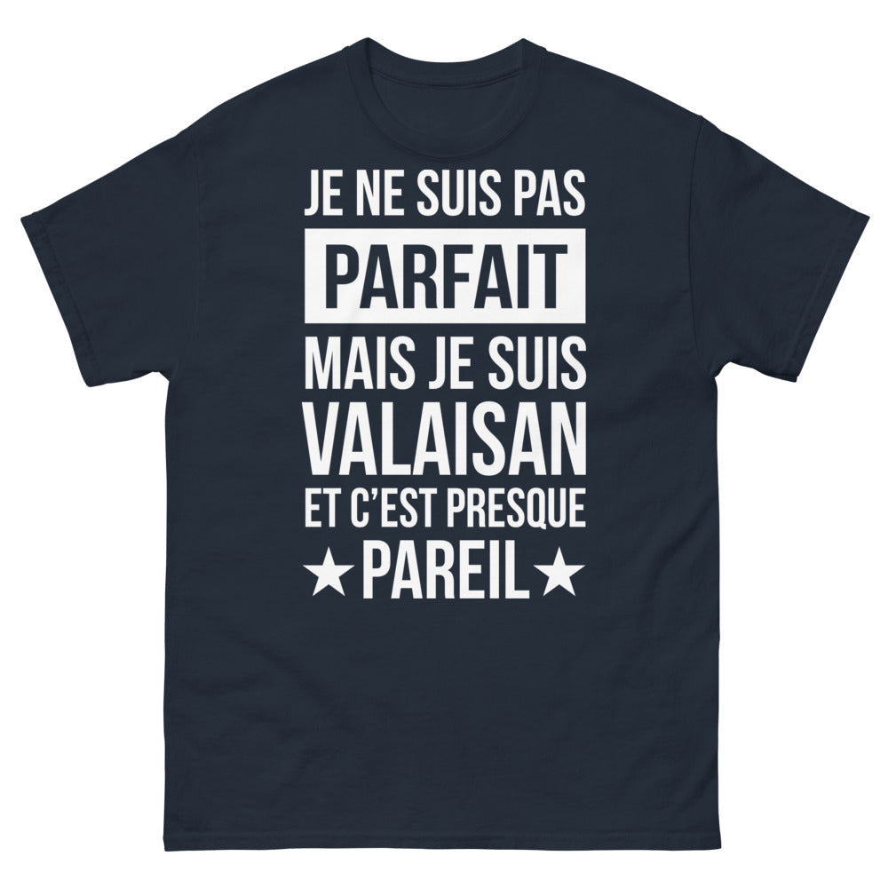 T-shirt Valaisan marine - fierté locale
