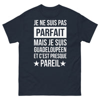 Thumbnail for T-shirt Guadeloupéen marine - clin d'œil antillais sur torse