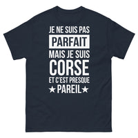 Thumbnail for T-shirt Corse marine - Je suis Corse et c’est presque pareil