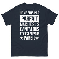 Thumbnail for T-shirt Cantalous marine - Je ne suis pas parfait, mais je suis Cantalous