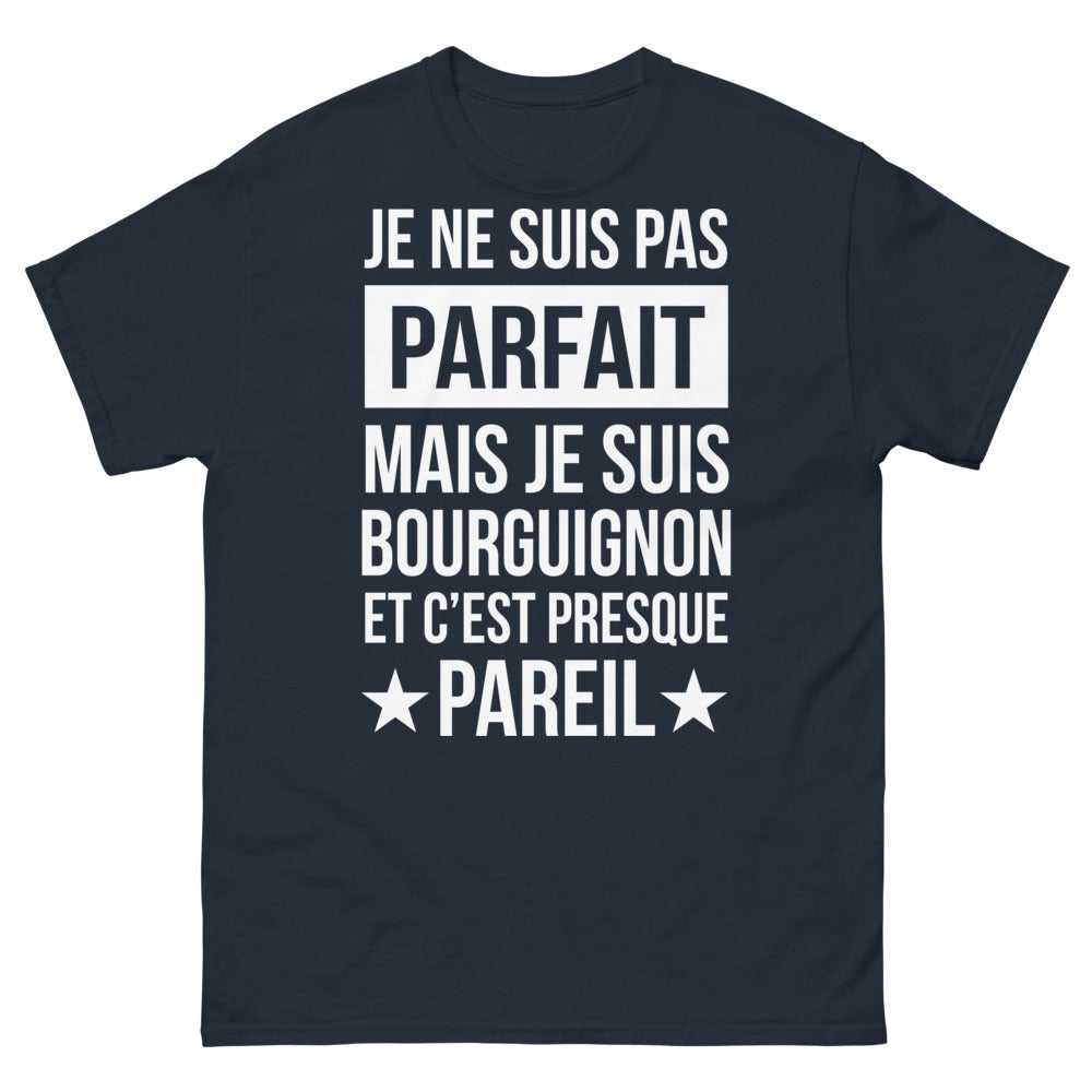 T-shirt Bourguignon bleu marine - bourguignon et presque pareil