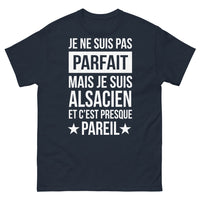 Thumbnail for T-shirt Alsacien marine face - clin d'œil taquin