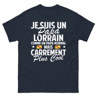 Thumbnail for T-shirt Lorraine bleu marine face - papa lorrain plus cool