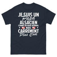 Thumbnail for T-shirt Alsacien marine - papa alsacien plus cool