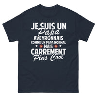 Thumbnail for T-shirt Aveyron marine - papa aveyronnais carrément plus cool