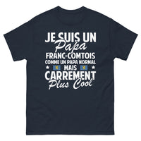 Thumbnail for T-shirt Franche-Comté marine - papa franc-comtois cool