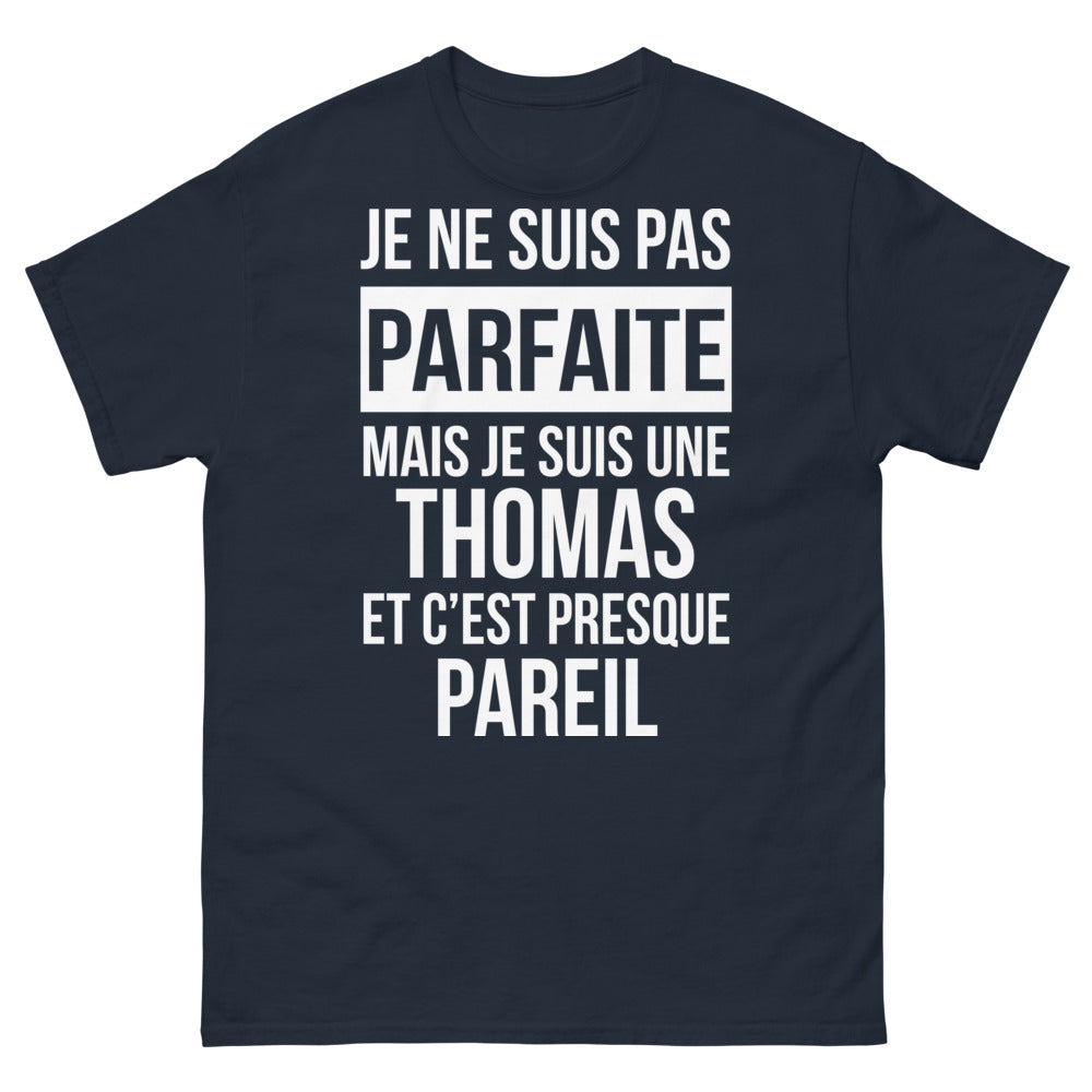 T-shirt Thomas marine - Je ne suis pas parfaite