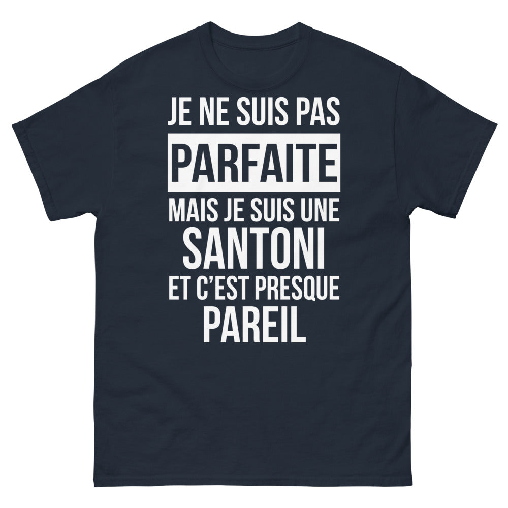 T-shirt Santoni marine - pas parfaite, mais Santoni, presque pareil