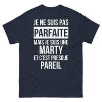 Thumbnail for T-shirt Marty marine - Je ne suis pas parfaite