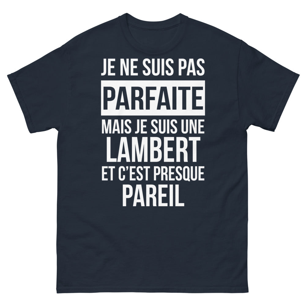 T-shirt Lambert marine - Cest presque pareil