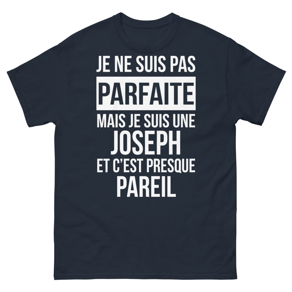T-shirt Joseph marine - Je ne suis pas parfaite, mais je suis une Joseph