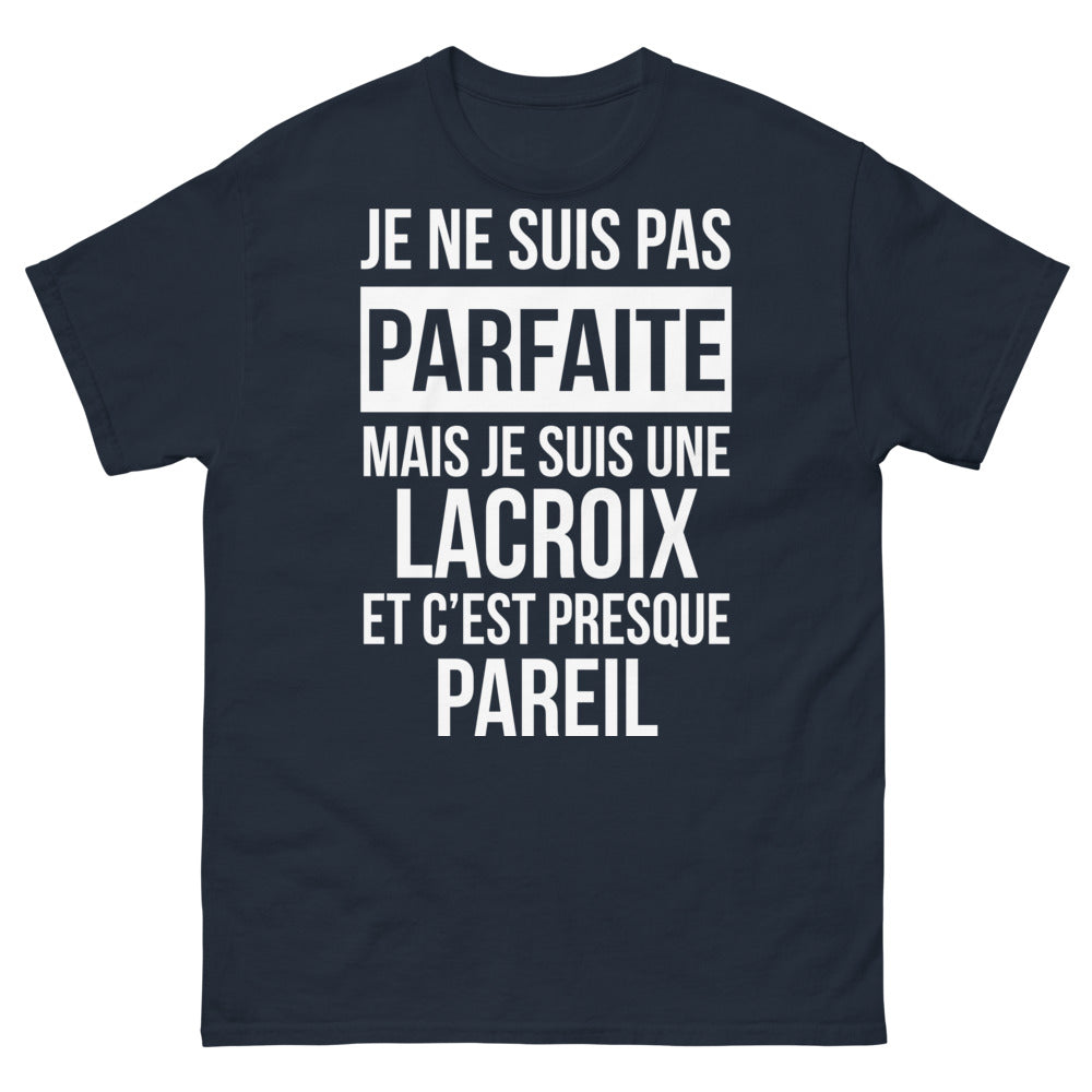 T-shirt Lacroix marine - je ne suis pas parfaite