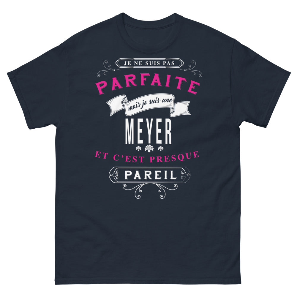 T-shirt Alsace marine - Je ne suis pas parfaite, Meyer