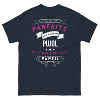 Thumbnail for T-shirt Pujol marine face - Presque parfaite, mais Pujol