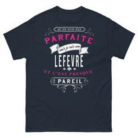 Thumbnail for T-shirt Lefèvre marine - je ne suis pas parfaite