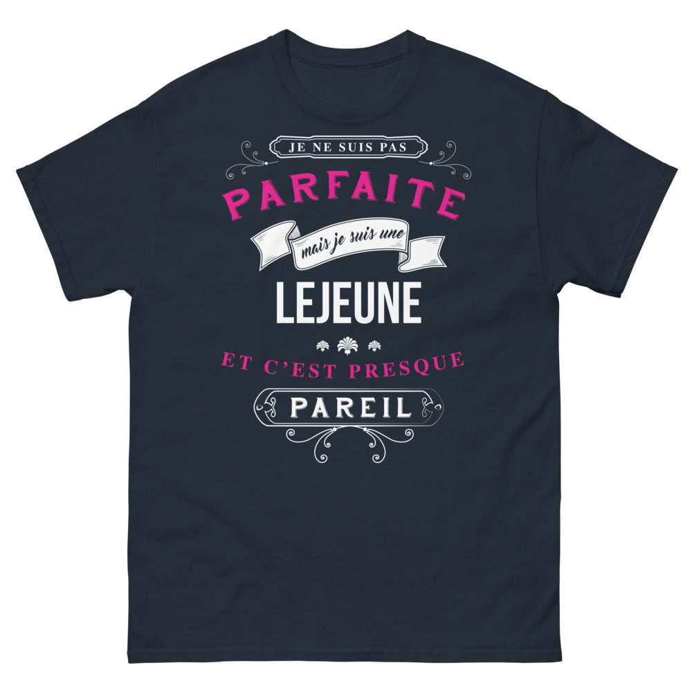T-shirt Lejeune marine - Je suis une Lejeune