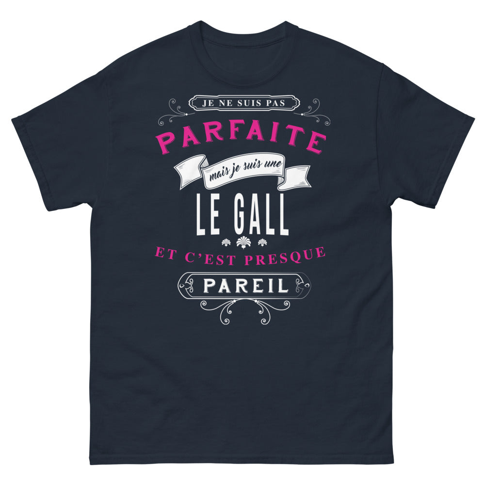 T-shirt Le Gall marine face - Je ne suis pas parfaite