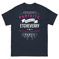 Thumbnail for T-shirt Etcheverry marine - Je suis une Etcheverry, presque pareil