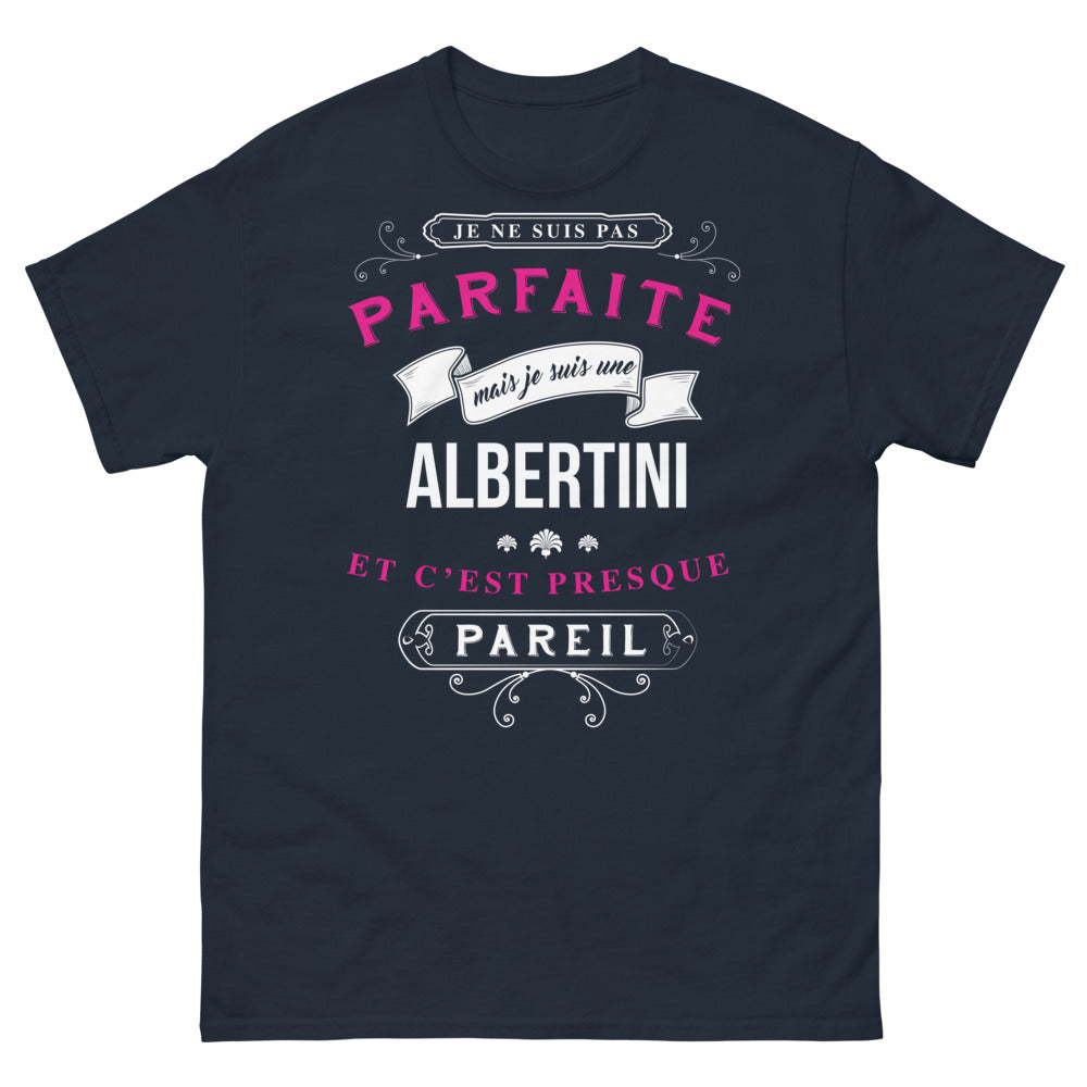 T-shirt Albertini bleu marine - pas parfaite