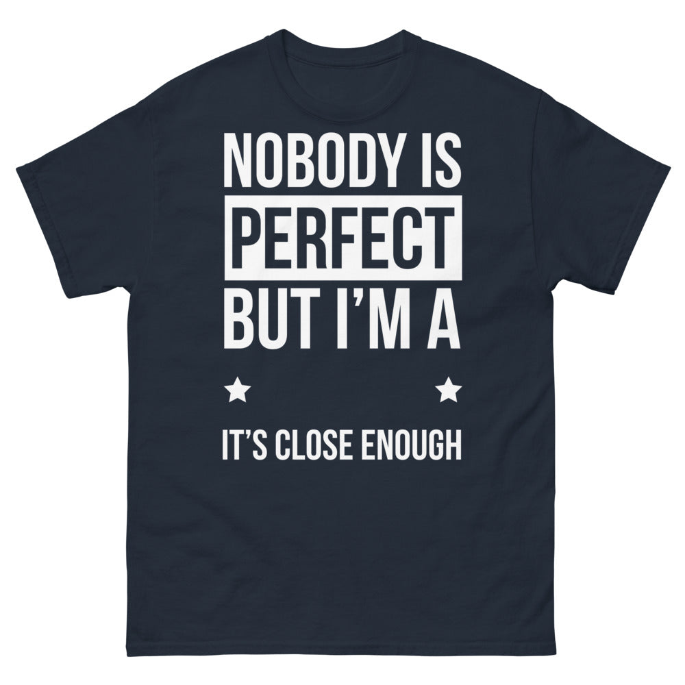 T-shirt Angleterre bleu marine - Nobody Is Perfect - I'm English