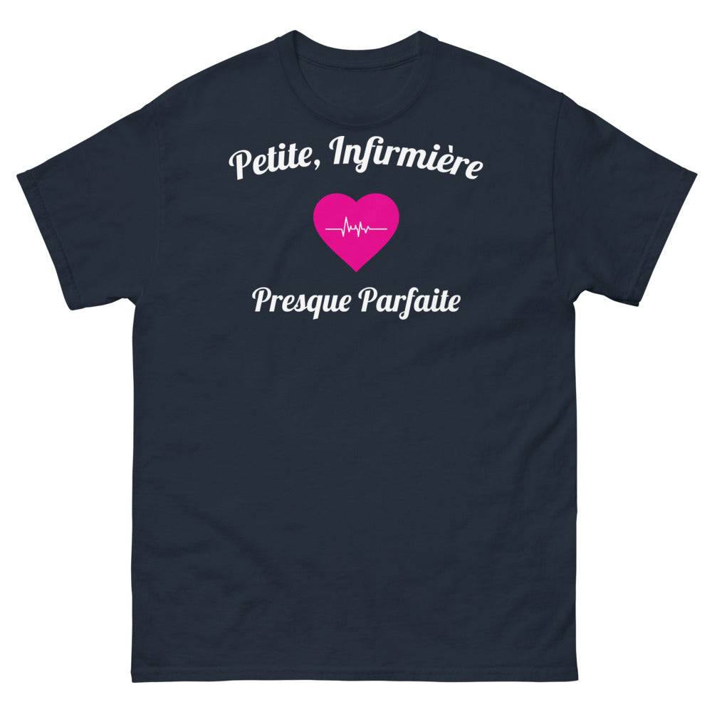 T-shirt Petite infirmière marine - Petite infirmière (Presque parfaite)
