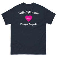 Thumbnail for T-shirt Petite infirmière marine - Petite infirmière (Presque parfaite)