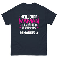 Thumbnail for T-shirt maman réunionnaise marine - Meilleure maman de La Réunion