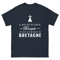 Thumbnail for T-shirt Bretagne marine - Je n'ai pas besoin de thérapie
