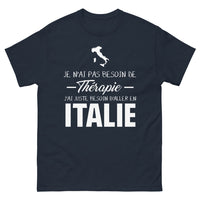 Thumbnail for T-shirt Italie marine - besoin d'aller en Italie