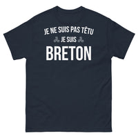 Thumbnail for T-shirt Breton marine - Je ne suis pas têtu, je suis Breton