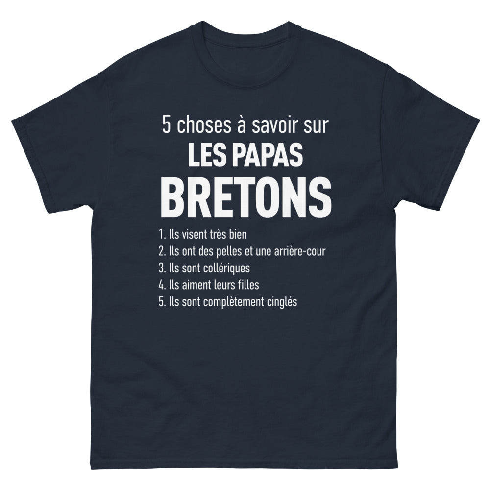 T-shirt Bretagne marine - 5 choses à savoir sur les papas bretons