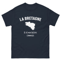 Thumbnail for T-shirt Bretagne marine face - là où commence mon histoire