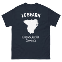 Thumbnail for T-shirt Béarnais marine - Le Béarn, là où mon histoire commence