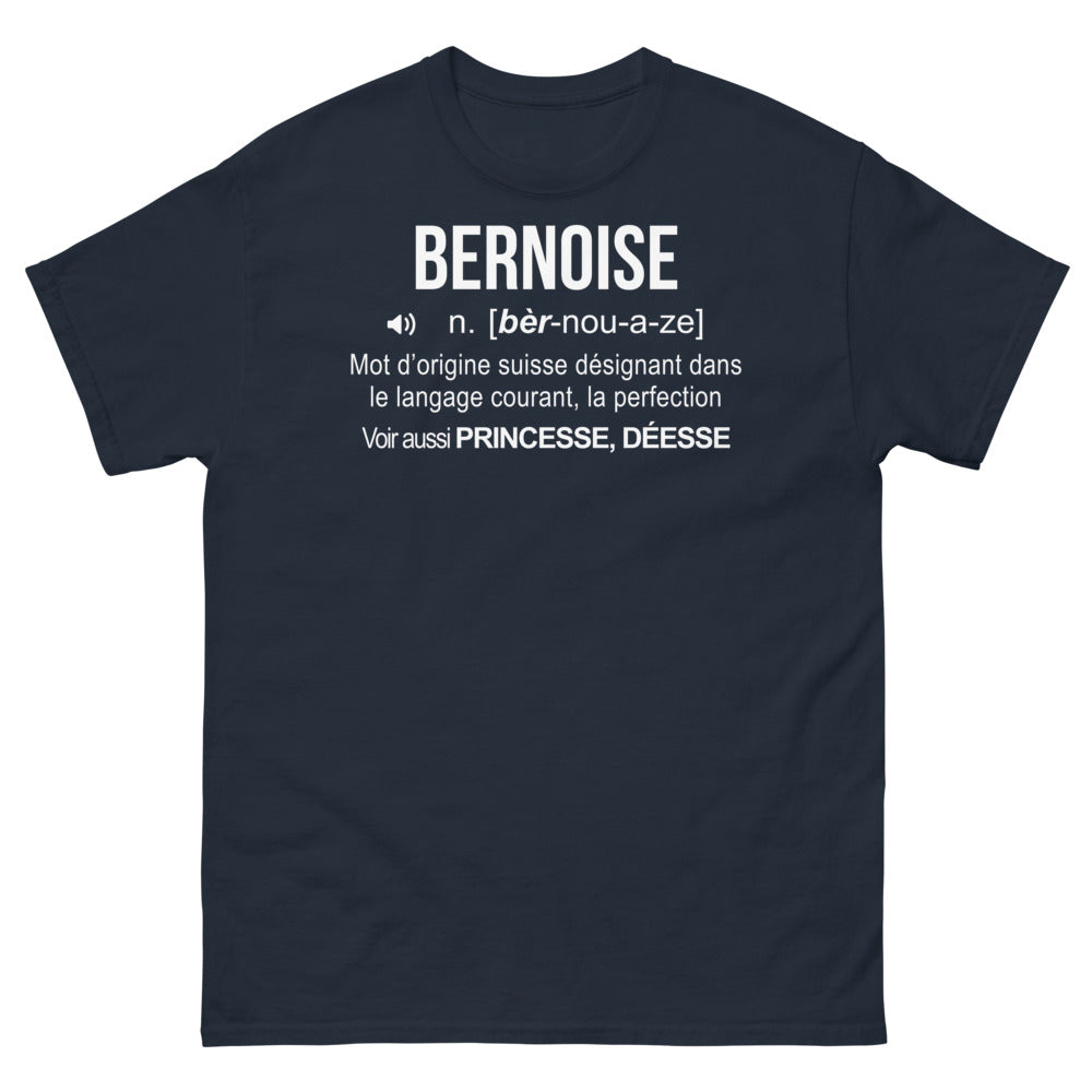 T-shirt bernoise marine - perfection helvétique