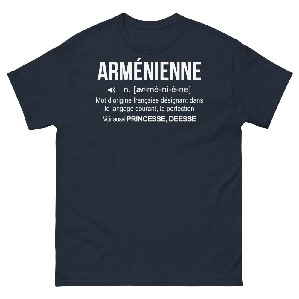 T-shirt Arménienne marine - princesse déesse