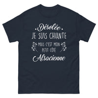 Thumbnail for T-shirt Alsace marine - Désolée, je suis chiante