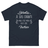 Thumbnail for T-shirt factrice marine - mon petit côté factrice