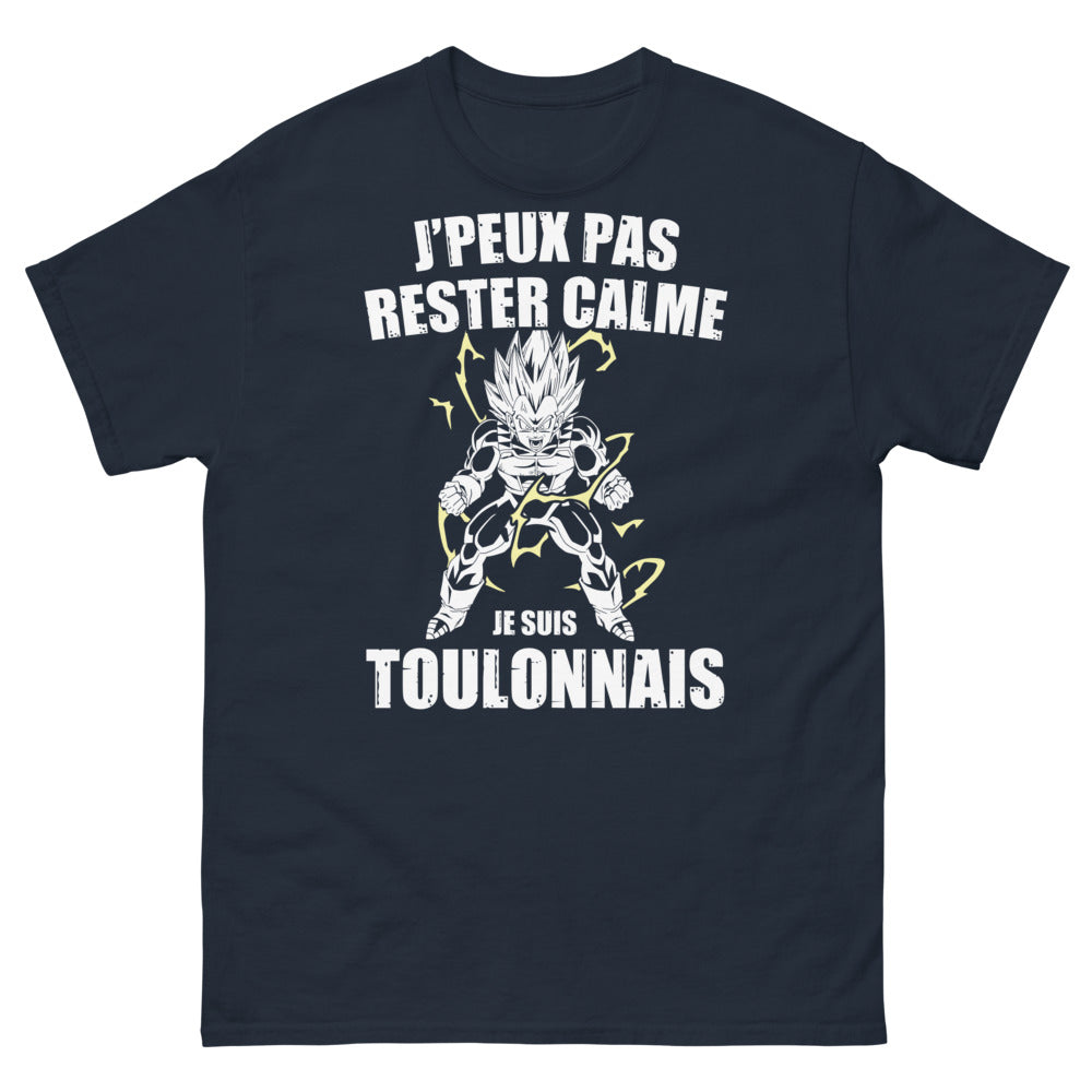 T-shirt Toulonnais marine - Je peux pas rester calme