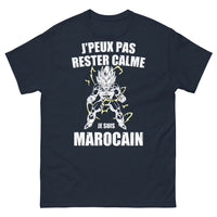 Thumbnail for T-shirt Marocain marine - Je ne peux pas rester calme